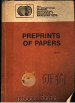PREPRINTS OF PAPERS VLUME 1（ PDF版）