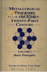 METALLURGICAL PROCESSES FOR THE EARLY TWENTY-FIRSE CENTURY VOLUME Ⅰ BASIC PRINCIPLES PDF电子版封面 0873392418