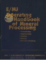 OPERATING HANDBOOK OF MINERAL PROCESSING PDF电子版封面