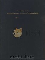 PROCEEDINGS OF THE 1989 AMERICAN CONTROL CONFERENCE VOL.1 PDF电子版封面