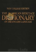 THE AMERICAN HERITAGE DICTIONARY OF THE ENGLISH LANGUAGE PDF电子版封面