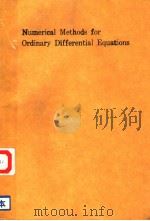 LECTURE NOTES IN MATHEMATICS 1386 NUMERICAL METHODS FOR ORDINARY DIFFERENTIAL EQUATIONS     PDF电子版封面  0387514783  A.DOLD  B.ECKMANN  A.BELLEN C. 