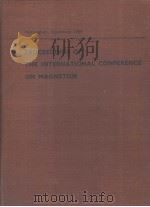 PROCEEDINGS OF THE INTERNATIONAL CONFERENCE ON MAGNETISM PDF电子版封面 NOTTINGHAM