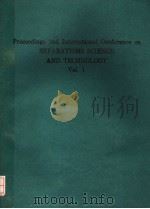 PROCEEDINGS 2ND INTERNATIONAL CONFERENCE ON SEPARATIONS SCIENCE AND TECHNOLOGY  VOL.1（ PDF版）