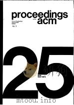 PROCEEDINGS OF THE ACM ANNUAL CONFERENCE AUGUST 1972 BOSTON VOL.2 1972 PDF电子版封面