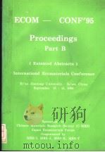 ECOM-CONF'95 PROCEEDINGS PART B PDF电子版封面