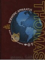 THOMAS SERVING LABORATORIES THE WORLD OVER SINCE 1900 PDF电子版封面