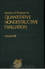 REVIEW OF PROGRESS IN QUANTITATIVE NONDESTRUCTIVE EVALUATION  VOLUME 8B（ PDF版）