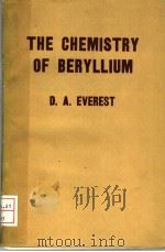 THE CHEMISTRY OF BERYLLIUM PDF电子版封面 D.A.EVEREST