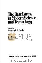 THE RARE EARTHS IN MODERN SCIENCE AND TECHNOLOGY PDF电子版封面 0306311496 GREGORY J.MCCARTHY AND J.J.RHY
