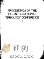 PROCEEDINGS OF THE JSLE INTERNATIONAL ERIBOLOGY CONFERENCE Ⅰ PDF电子版封面