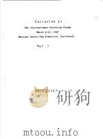 CORROSION 87 THE INTERNATIONAL CORROSION FORUM VOLUME Ⅶ PDF电子版封面