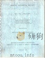ANNUAL TECHNICAL REPORT PDF电子版封面