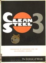 CLEAN STEEL 3 1987 PDF电子版封面 0904357902