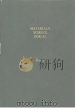 MATERIALS SCIENCE FORUM PART 1 PDF电子版封面 H.HANNINEN S. HERTZMAN J.ROMU