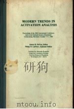MODERN TRENDS IN ACTIVATION ANALYSIS VOLUME Ⅰ OF 2 VOLUMES（ PDF版）