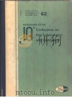 PROCEEDINGS OF THE 10TH CONFERENCE ON HOT LABORATORIES AND EQUIPMENT PDF电子版封面