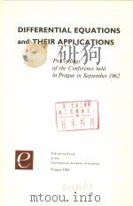 DIFFERENTIAL EQUATIONS AND THEIR APPLICATIONS PDF电子版封面