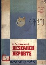 U.S.COVERNMENT RESEARCH REPORTS VOLUME 35 PDF电子版封面