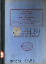 NUCLEAR ENERGY MATURITY VOLUME 6 NUCLEAR QUALITY ASSURANCE AND RELIABILITY     PDF电子版封面  0080208495   