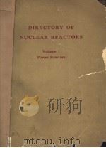 DIRECTORY OF NUCLEAR REACTORS VOL.1 POWER REACTORS（ PDF版）