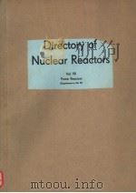 DIRECTORY OF NUCLEAR REACTORS VOL.7 POWER REACTORS (SUPPLEMENT TO VOL.4)     PDF电子版封面     