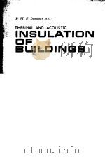 INSULATION OF BUILDINGS THRMAL AND ACOUSTIC PDF电子版封面 R.M.E.DIAMANT