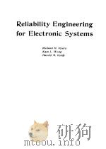 RELIABILITY ENGINEERING FOR ELECTRONIC SYSTEMS PDF电子版封面