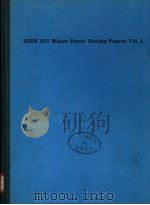 IEEE 1971 WINTER POWER MEETING PAPERS  VOL.4（ PDF版）