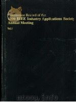 CONFERENCE RECORD OF THE 1990 IEEE INDUSTRY APPLICATIONS SOCIETY ANNUAL MEETING PART 1 PDF电子版封面