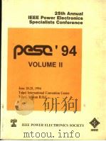 PESC.94 VOLUME 2 PDF电子版封面