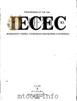 18TH INTERSOCIETY ENERGY CONVERSION ENGINEERING CONFERENCE  VOLUME 5  ENERGY CONSERVATION LATE PAPER（1983 PDF版）