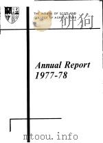 ANNUAL REPORT 1977-78 PDF电子版封面