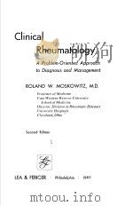 CLINICAL RHEUMATOLOGY SECOND EDITION 1982 PDF电子版封面 0812108477