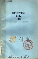 DIGESTION IN THE PIG PDF电子版封面 D.E.KIDDER