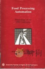 FOOD PROCESSING AUTOMATION 1990 PDF电子版封面 0929355067