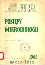 POSTEPY MIKROBIOLOGII TOM 2 ZESZYT 2 1963 PDF电子版封面