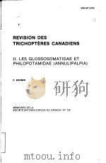 REVISION DES TRICHOPTERES CANADIENS PDF电子版封面