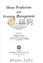 SHEEP PRODUCTION AND GRAZING MANAGEMENT PDF电子版封面 C.R.W.SPEDDING