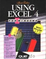 USING EXCEL 4 FOR WINDOWS SPECIAL EDITION 1992 PDF电子版封面 0880229160 RON PERSON
