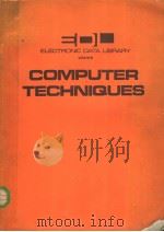 COMPUTER THCHNIQUES PDF电子版封面