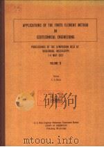 APPLICATIONS OF THE FINITE ELEMENT METHOD IN GEOTECHNICAL ENGINEERING VOLUME 2（ PDF版）