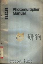 RCA PHOTOMULTIPLIER MANUAL PDF电子版封面
