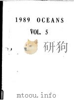 OCEANS'89 VOLUME 5 PDF电子版封面