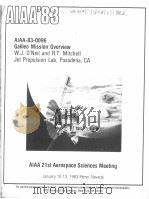 GALILEO MISSION OVERVIEW 1983 PDF电子版封面