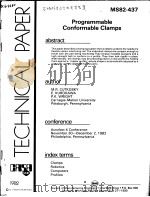 PROGRAMMABLE CONFORMABLE CLAMPS     PDF电子版封面     