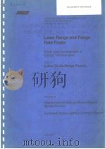LASER RANGE AND RANGE RATE FINDER STRUDY AND DEVELOPMENT OF CRITICAL TECHNOLOGIES  VOL.1 (LASER DIOD（ PDF版）