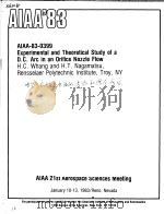 EXPERIMENTAL AND THEORETICAL STUDY OF A D.C.ARC IN AN ORIFICE NOZZLE FLOW PDF电子版封面