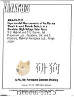 EXPERIMENTAL MEASUREMENTS OF THE PLASMA SHEATH AROUND PINHOLE DEFECTS IN A SIMULATED HIGH-VOLTAGE SO（ PDF版）