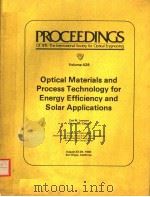 PROCEEDINGS OF SPIE-THE INTERNATIONAL SOCIETY FOR OPTICAL ENGINEERING VOLUME 428 OPTICAL MATERIALS PDF电子版封面 0892524634